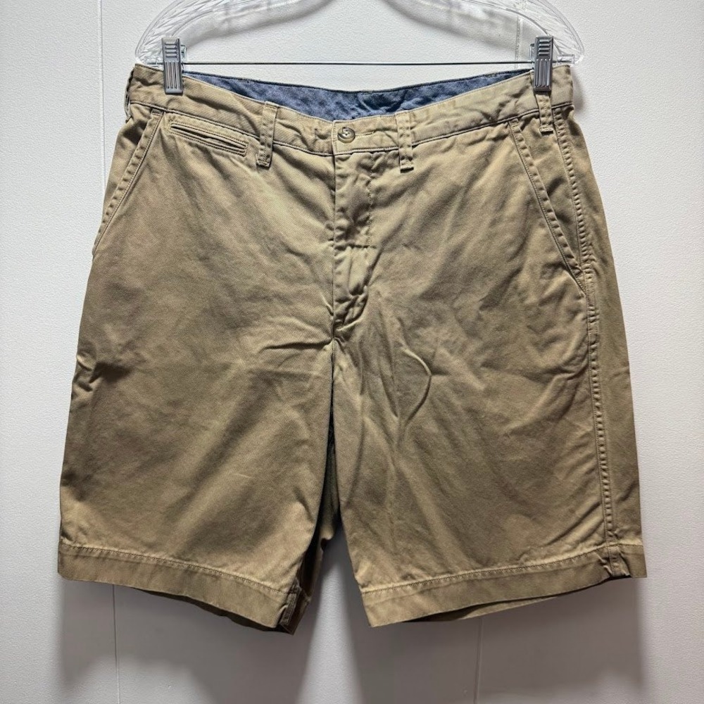 Polo Ralph Lauren Mens Relaxed Fit Khaki‎ Chino Shorts Tan Size 33 Cotton